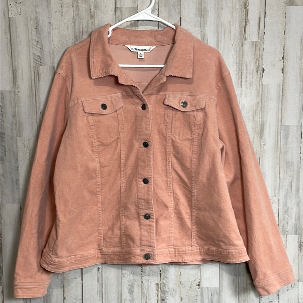 Tantrums Corduroy Peach Jacket‎